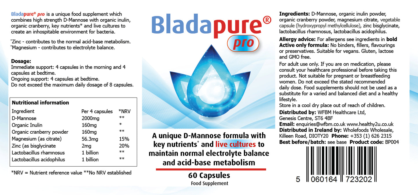 Bladapure D-Mannose Pro