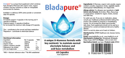 BladaPure D-Mannose 60 Capsules