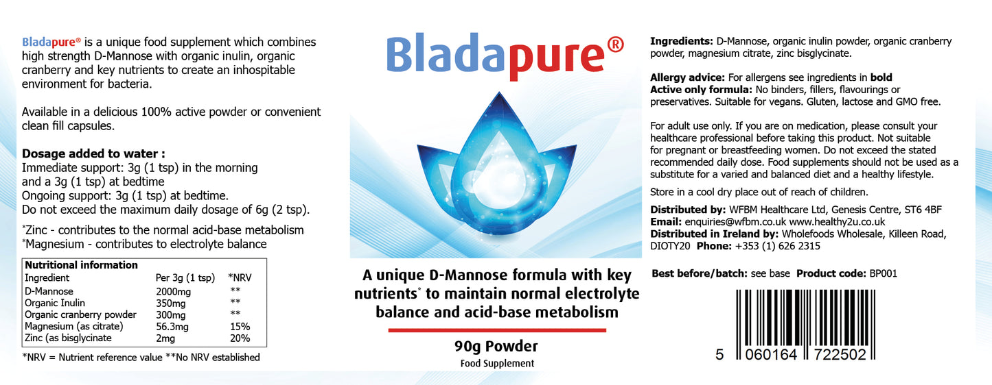 BladaPure D-Mannose Powder 90gm
